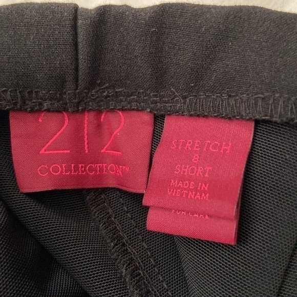 Vintage 𝅺212 Collection Black Trousers Size 8 Short - Picture 6 of 9